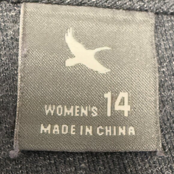 Women's‎ EDDIE BAUER Gray Stretch Sporty Pants- Size 14 - Picture 5 of 8